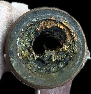 Fűtésrendszer mosás előtt – iszapos, lerakódott szivattyú Piliscsabán